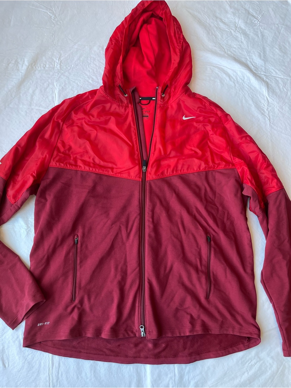 Nike Dri-Fit Running Hooded Zip Up Jacket